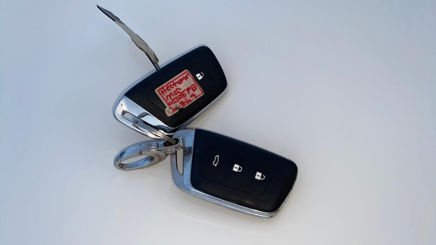 2021 MG HECTOR PLUS SHARP 1.5 PETROL TURBO DCT 6-STR, Petrol, Automatic, 48,202 km, Key Close Up