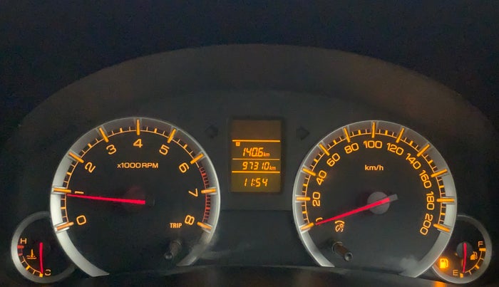 2012 Maruti Swift VXI, Petrol, Manual, 97,310 km, Odometer Image