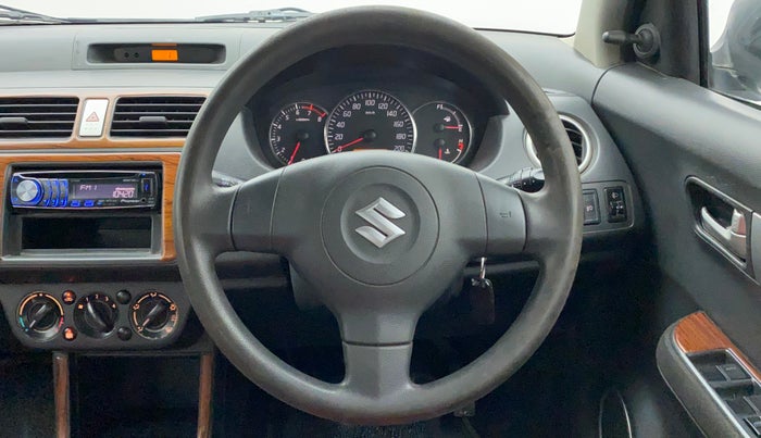 2011 Maruti Swift VXI, Petrol, Manual, 82,574 km, Steering Wheel Close Up