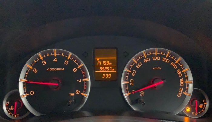 2014 Maruti Swift Dzire VXI, Petrol, Manual, 95,295 km, Odometer Image