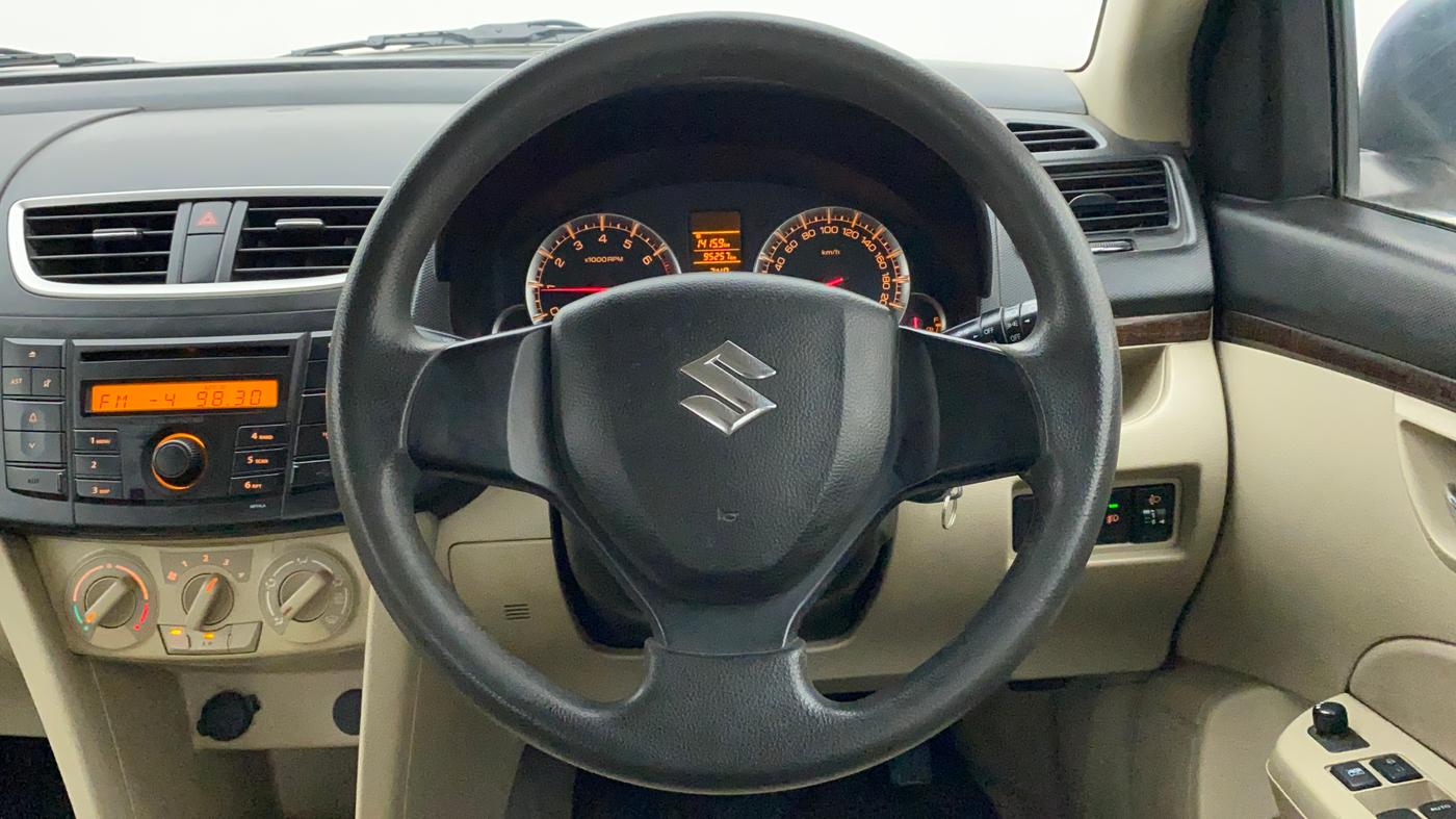 2014 Maruti Swift Dzire VXI, Petrol, Manual, 95,295 km, Steering Wheel Close Up