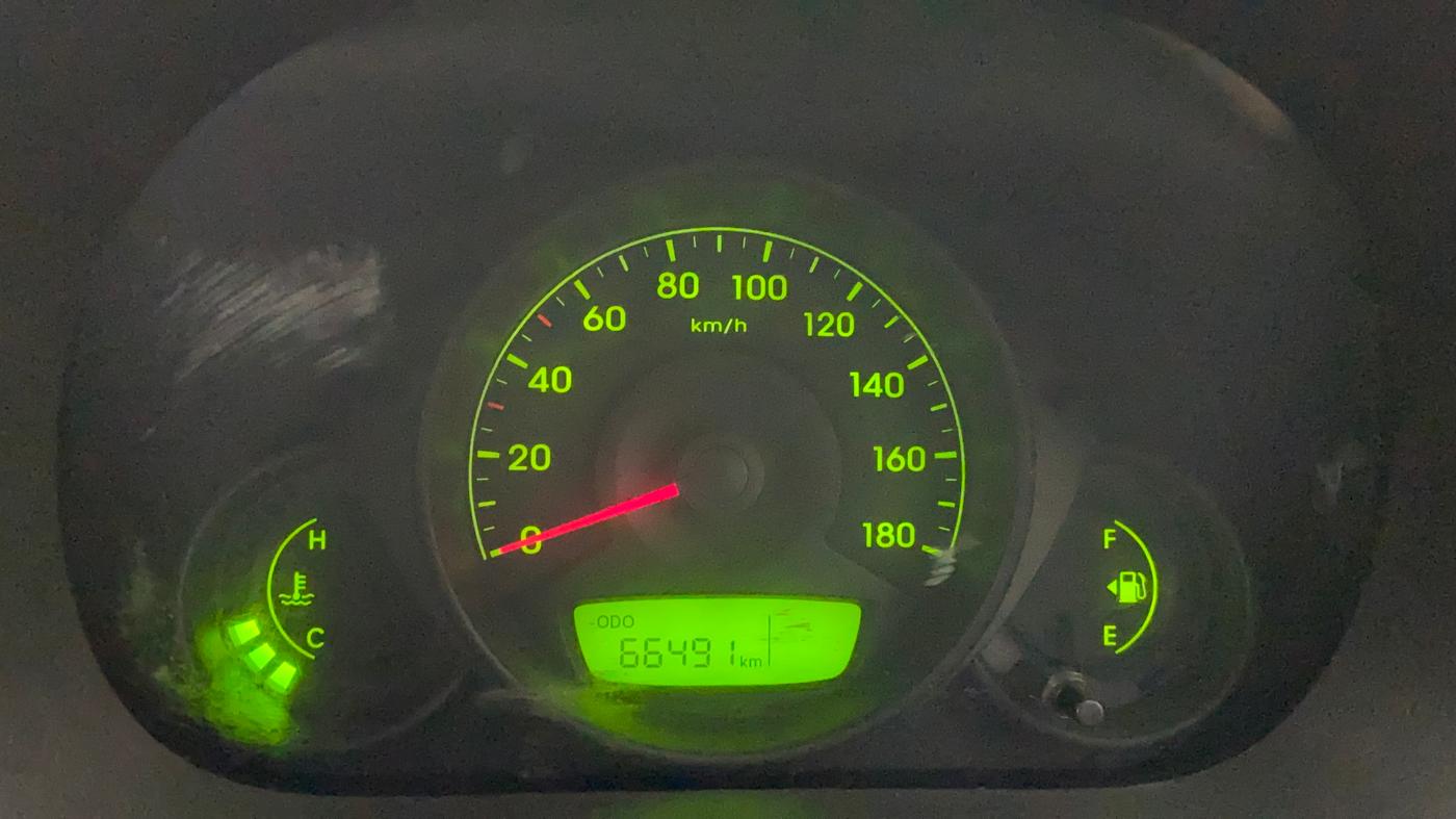 2011 Hyundai Eon ERA, Petrol, Manual, 66,491 km, Odometer Image