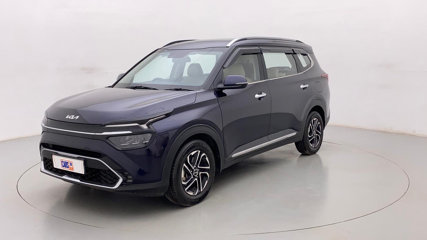 2022 KIA CARENS LUXURY PLUS 1.4 PETROL DCT 6 STR, Petrol, Automatic, 22,767 km, Left Front Diagonal