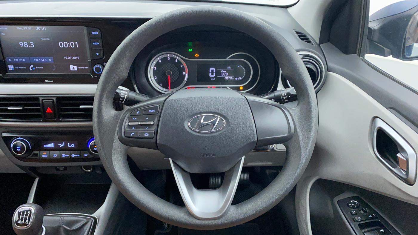 2020 Hyundai GRAND I10 NIOS 1.2 Kappa Sports MT, Petrol, Manual, 20,085 km, Steering Wheel Close Up