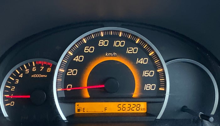 2012 Maruti Wagon R 1.0 VXI, Petrol, Manual, 56,373 km, Odometer Image
