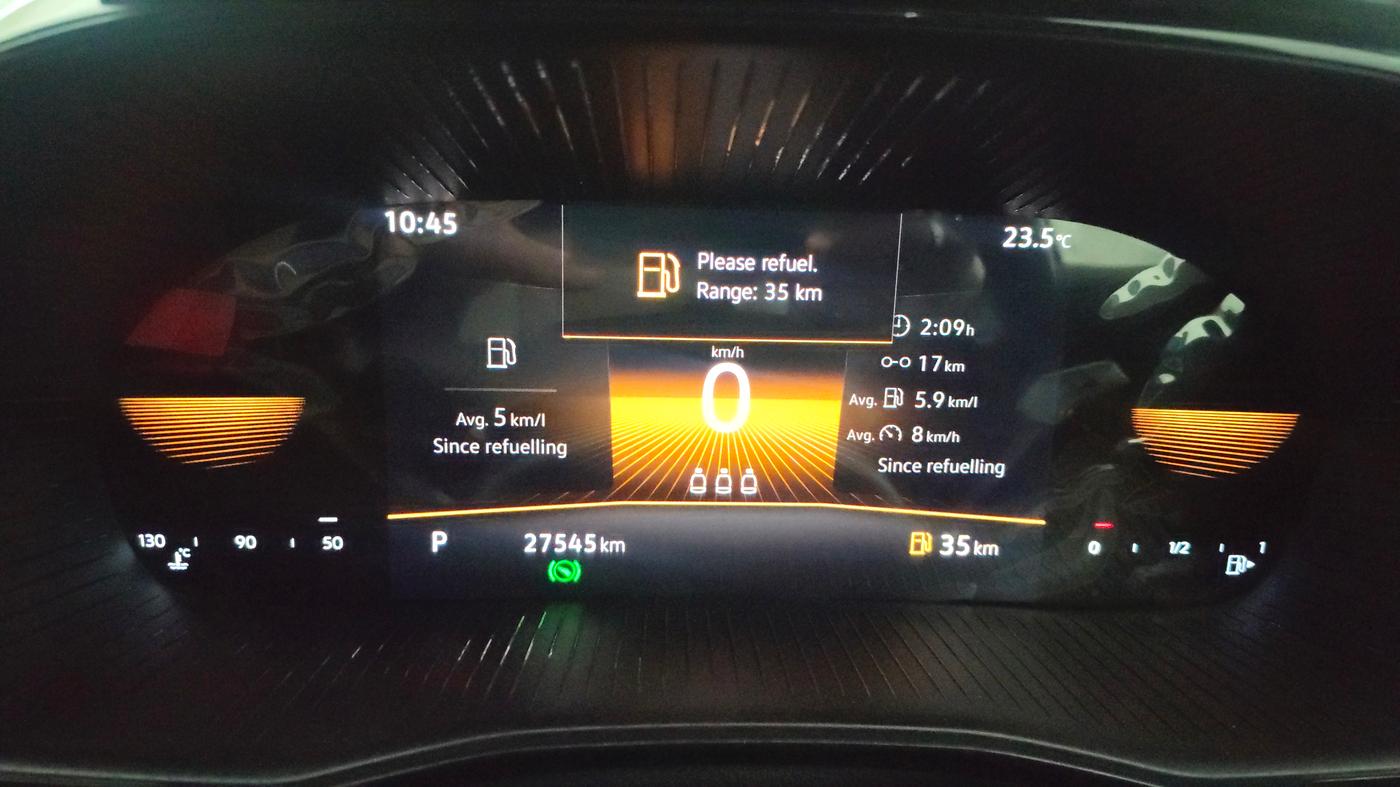 2023 Skoda SLAVIA STYLE 1.0L TSI AT, Petrol, Automatic, 27,545 km, Odometer Image