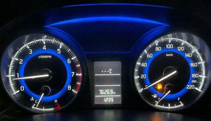 2019 Maruti Baleno DELTA PETROL 1.2, Petrol, Manual, 76,256 km, Odometer Image