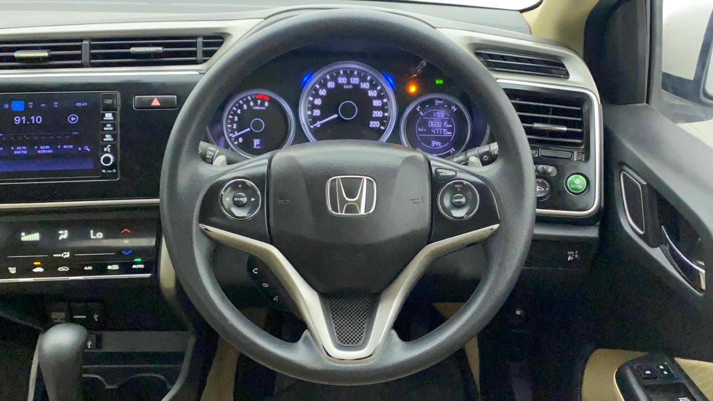 2019 Honda City 1.5L I-VTE V CVT, Petrol, Automatic, 68,090 km, Steering Wheel Close Up