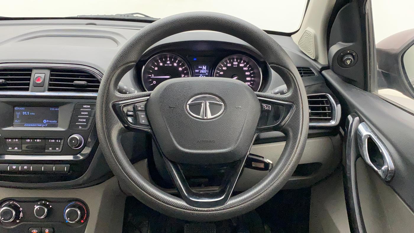 2018 Tata Tiago XZA PETROL, Petrol, Automatic, 28,198 km, Steering Wheel Close Up