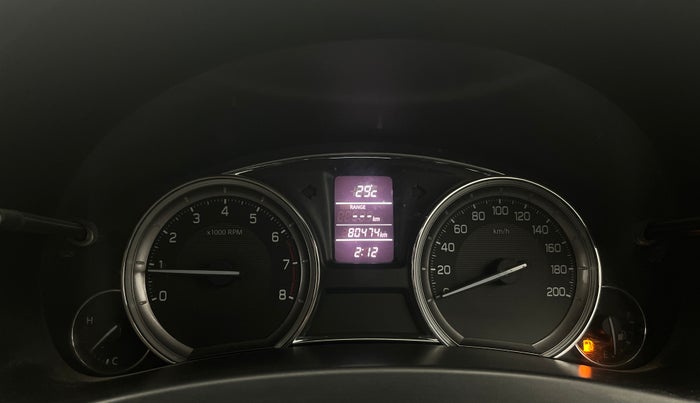 2018 Maruti Ciaz SIGMA 1.4 MT PETROL, Petrol, Manual, 80,412 km, Odometer Image