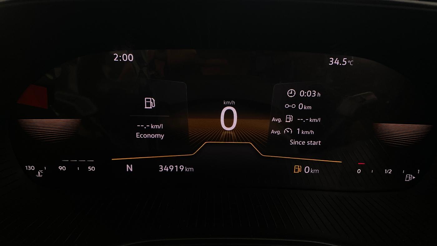 2022 Skoda SLAVIA STYLE 1.0L TSI AT, Petrol, Automatic, 34,915 km, Odometer Image