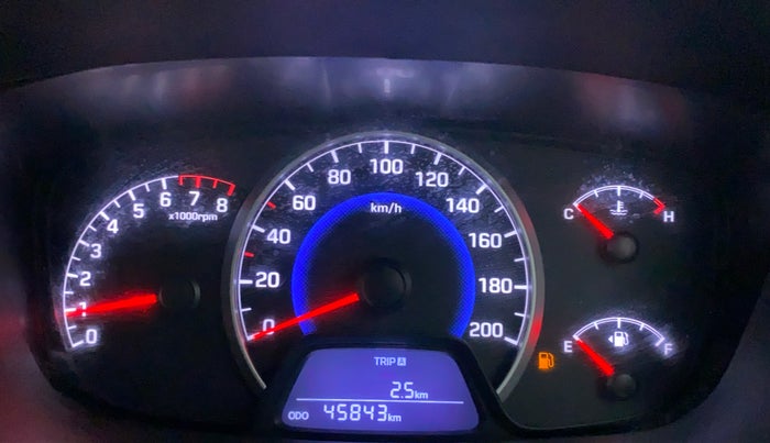 2015 Hyundai Grand i10 SPORTZ 1.2 KAPPA VTVT, Petrol, Manual, 45,899 km, Odometer Image