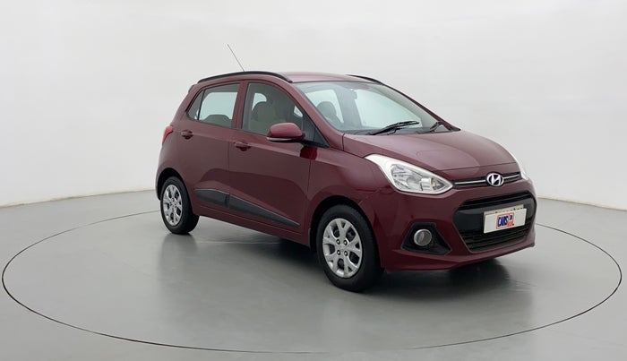 2015 Hyundai Grand i10 SPORTZ 1.2 KAPPA VTVT, Petrol, Manual, 45,899 km, Right Front Diagonal