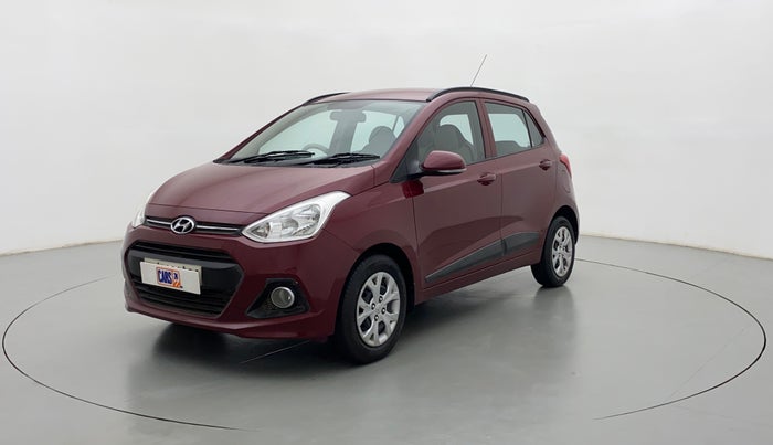 2015 Hyundai Grand i10 SPORTZ 1.2 KAPPA VTVT, Petrol, Manual, 45,899 km, Left Front Diagonal