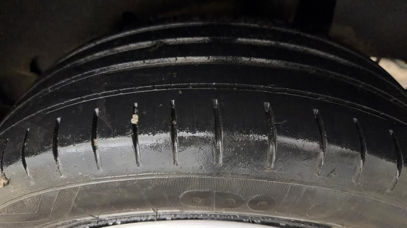 2021 Toyota Glanza G, Petrol, Manual, 55,830 km, Left Rear Tyre Tread