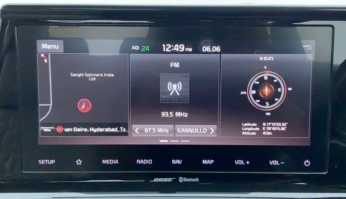 2019 KIA SELTOS HTX 1.5 DIESEL, Diesel, Manual, 65,198 km, Infotainment System