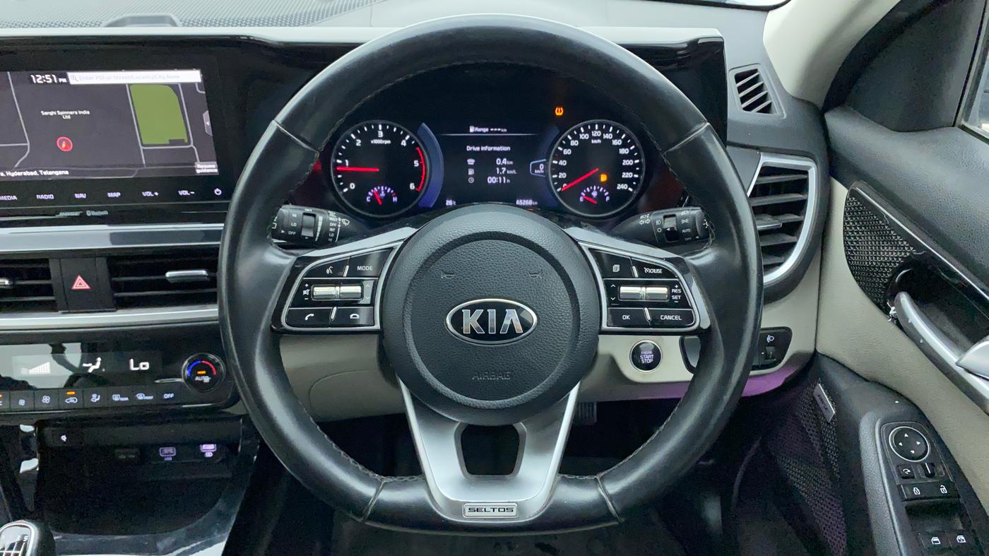 2019 KIA SELTOS HTX 1.5 DIESEL, Diesel, Manual, 65,198 km, Steering Wheel Close Up
