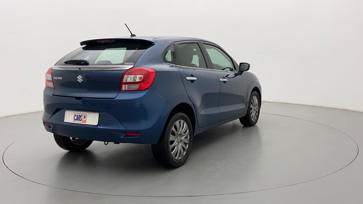 2017 Maruti Baleno ALPHA CVT PETROL 1.2, Petrol, Automatic, 38,727 km, Right Back Diagonal