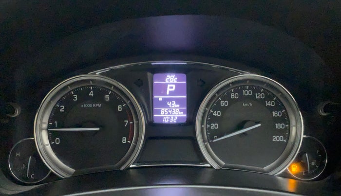2015 Maruti Ciaz ZXI AT, Petrol, Automatic, 85,437 km, Odometer Image