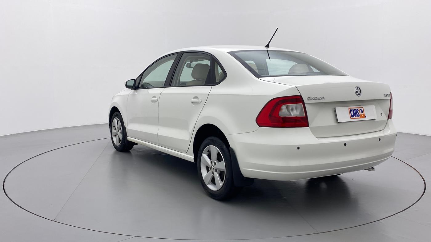 2016 Skoda Rapid AMBITION 1.6 MPI MT PLUS, Petrol, Manual, 32,603 km, Left Back Diagonal