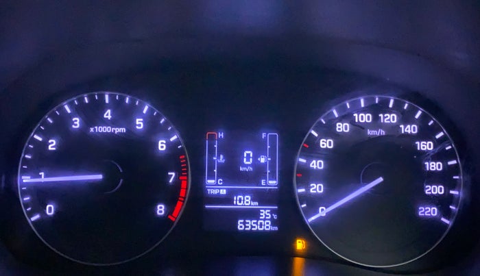 2016 Hyundai Creta SX PLUS 1.6 PETROL, Petrol, Manual, 63,508 km, Odometer Image