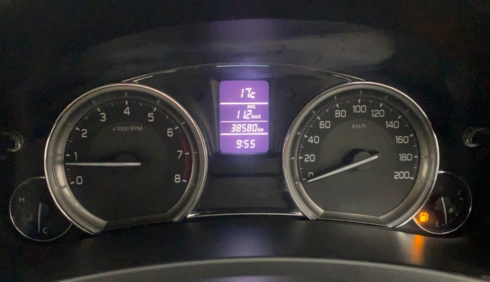 2015 Maruti Ciaz ZXI, Petrol, Manual, 38,542 km, Odometer Image