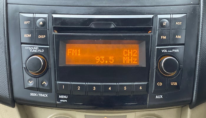 2016 Maruti Swift Dzire VXI OPT, Petrol, Manual, Infotainment System