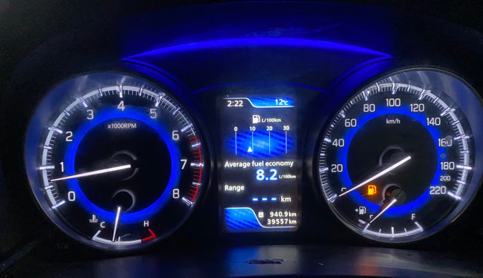 2021 Toyota Glanza V, Petrol, Manual, 39,544 km, Odometer Image