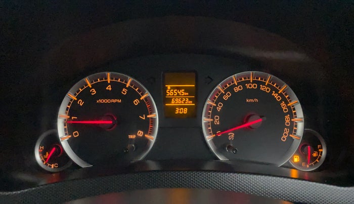 2013 Maruti Swift VXI, Petrol, Manual, 69,687 km, Odometer Image