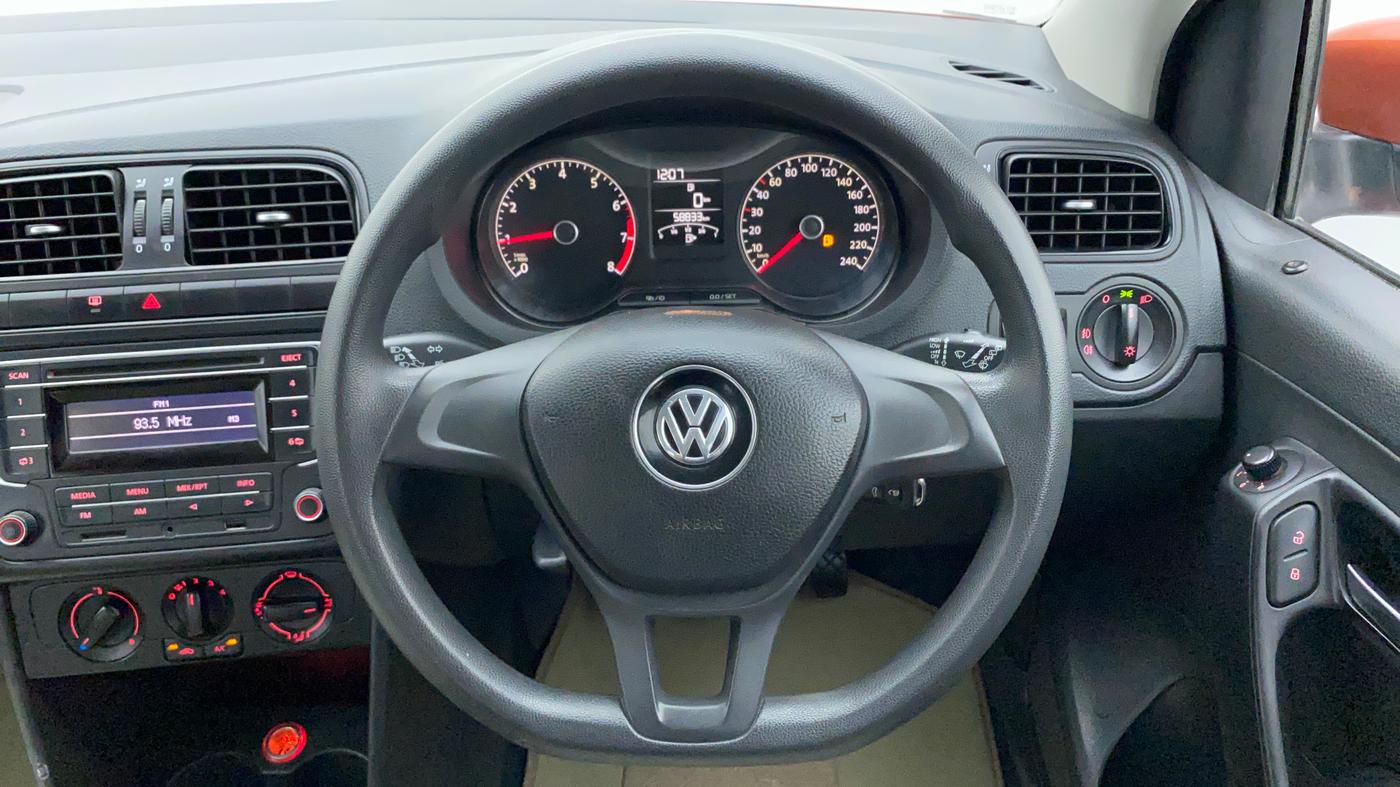 2014 Volkswagen Polo COMFORTLINE 1.2L, Petrol, Manual, 58,833 km, Steering Wheel Close Up