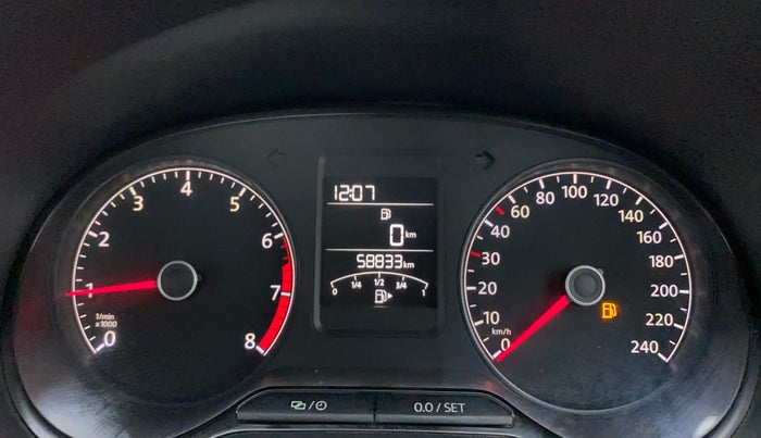 2014 Volkswagen Polo COMFORTLINE 1.2L, Petrol, Manual, 58,833 km, Odometer Image