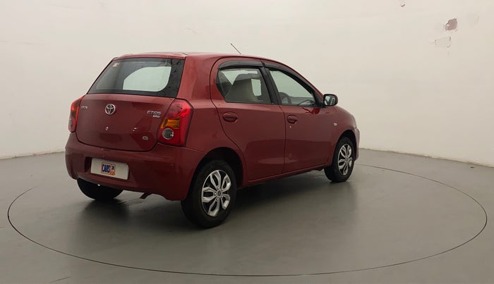 2011 Toyota Etios Liva G, Petrol, Manual, 77,595 km, Right Back Diagonal