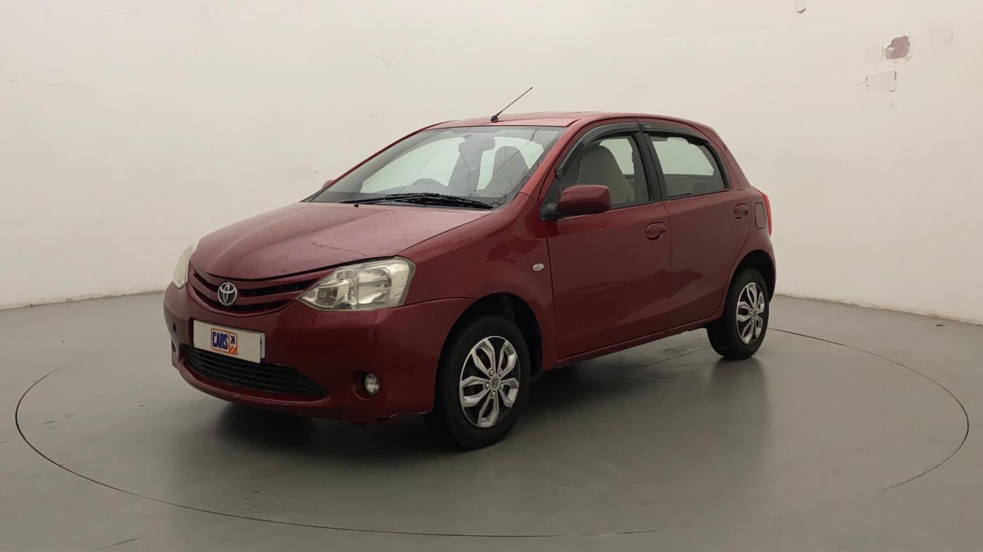2011 Toyota Etios Liva G, Petrol, Manual, 77,595 km, Left Front Diagonal