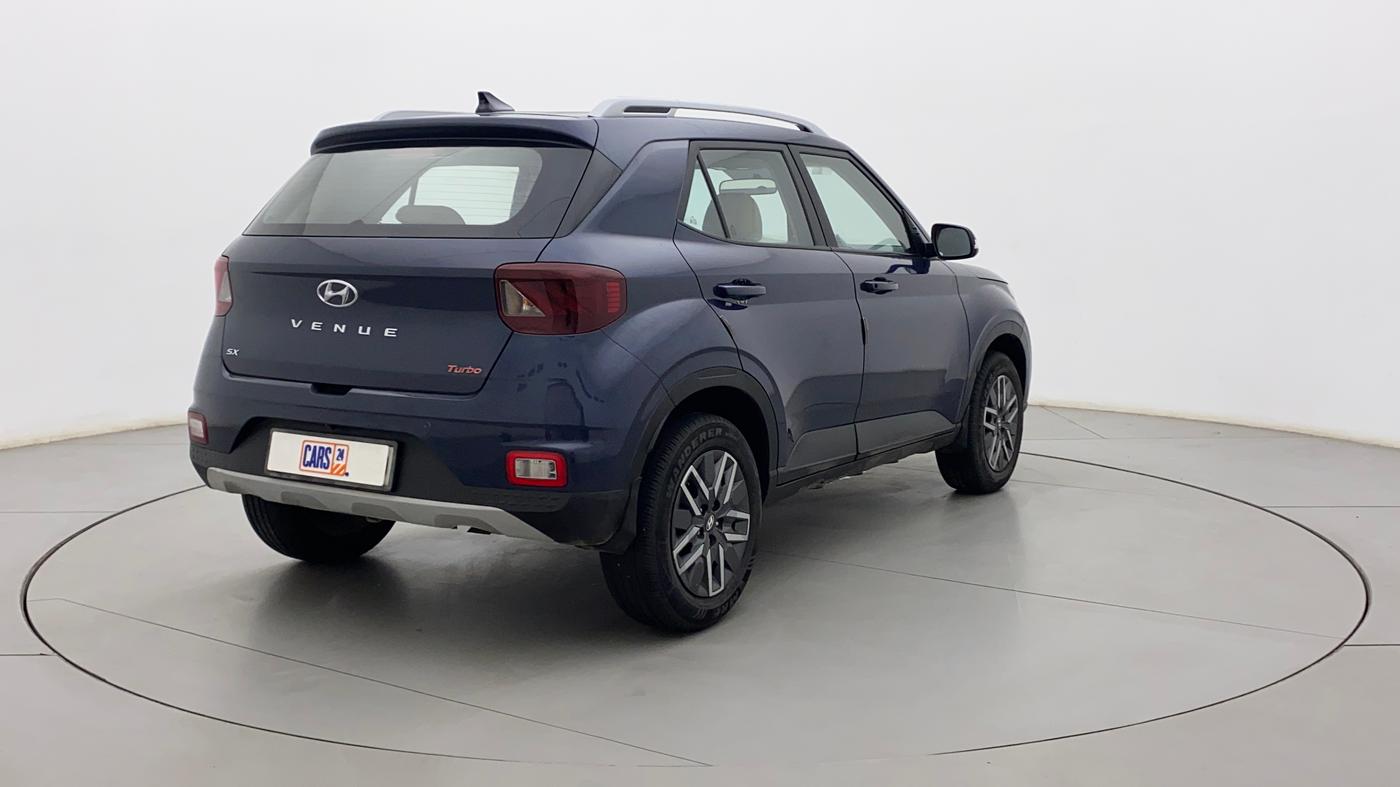 2022 Hyundai VENUE SX 1.0 TURBO, Petrol, Manual, 26,939 km, Right Back Diagonal