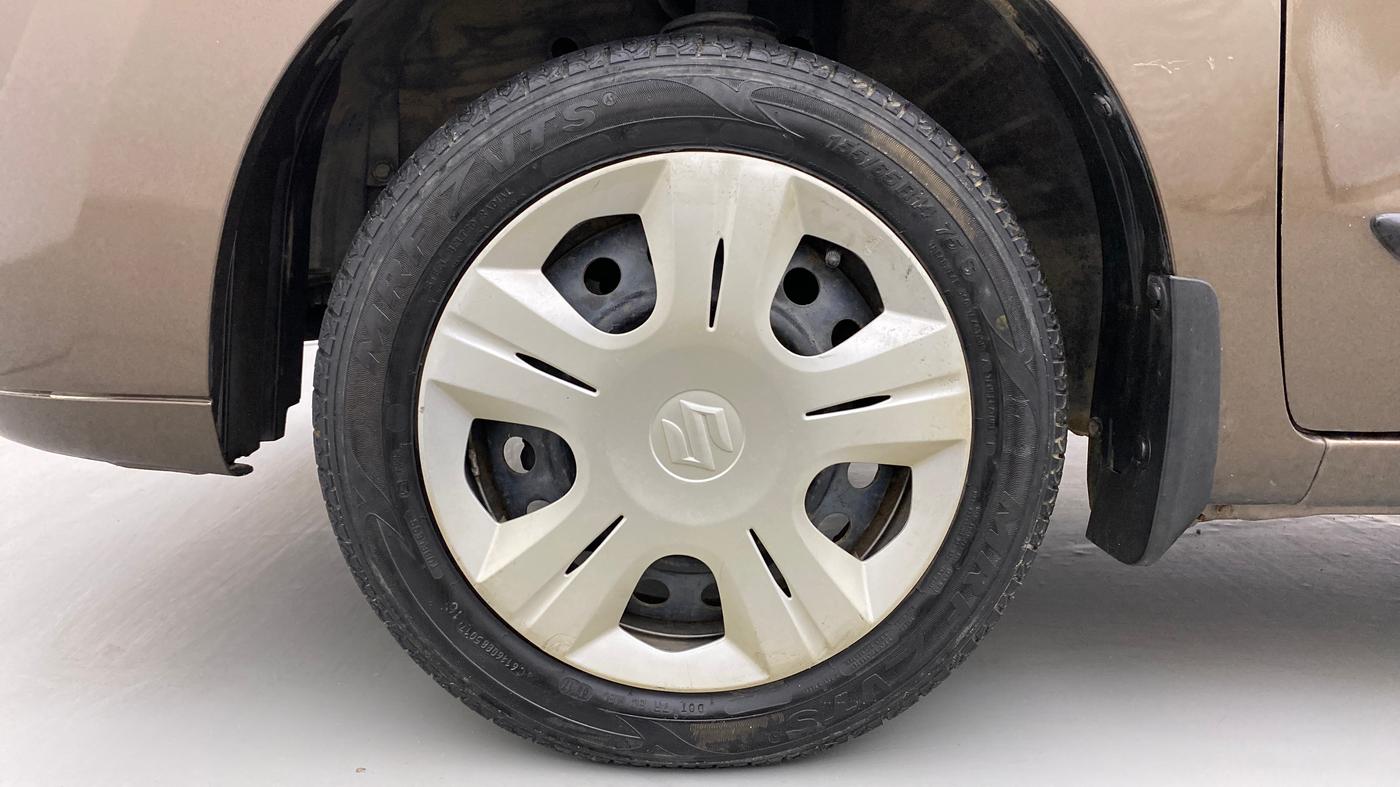 2012 Maruti Wagon R 1.0 VXI, Petrol, Manual, 66,001 km, Left Front Wheel