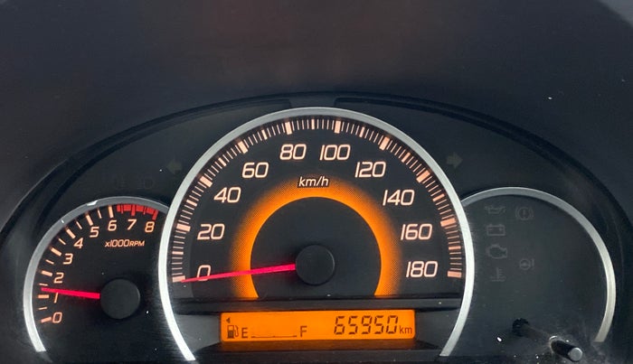 2012 Maruti Wagon R 1.0 VXI, Petrol, Manual, 66,001 km, Odometer Image