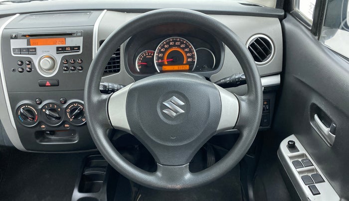 2012 Maruti Wagon R 1.0 VXI, Petrol, Manual, 66,001 km, Steering Wheel Close Up