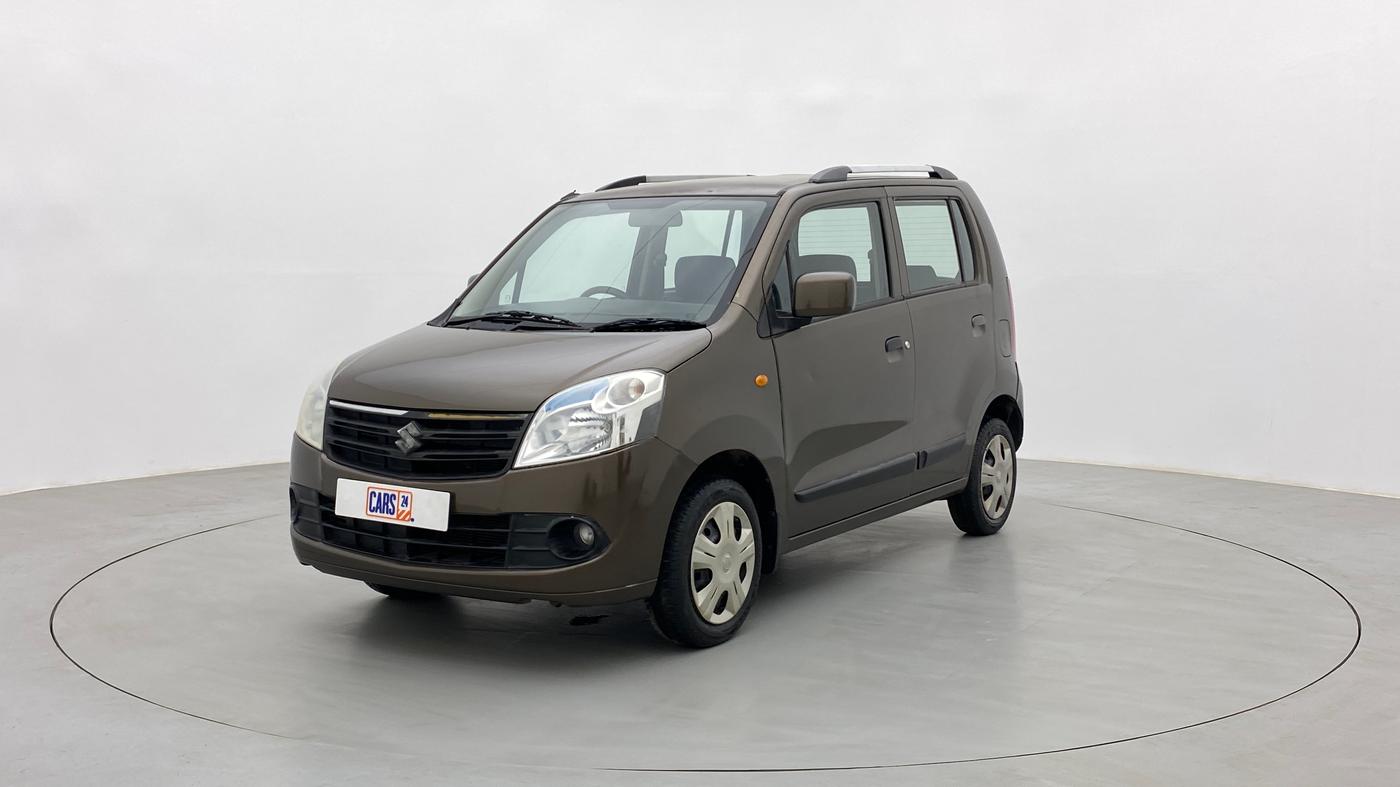 2012 Maruti Wagon R 1.0 VXI, Petrol, Manual, 66,001 km, Left Front Diagonal