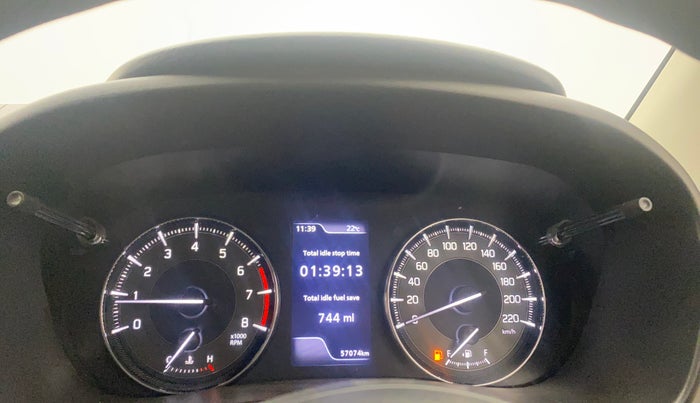 2023 Toyota Glanza G, Petrol, Manual, 57,074 km, Odometer Image