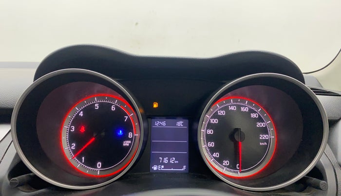 2022 Maruti Swift ZXI, Petrol, Manual, 71,612 km, Odometer Image