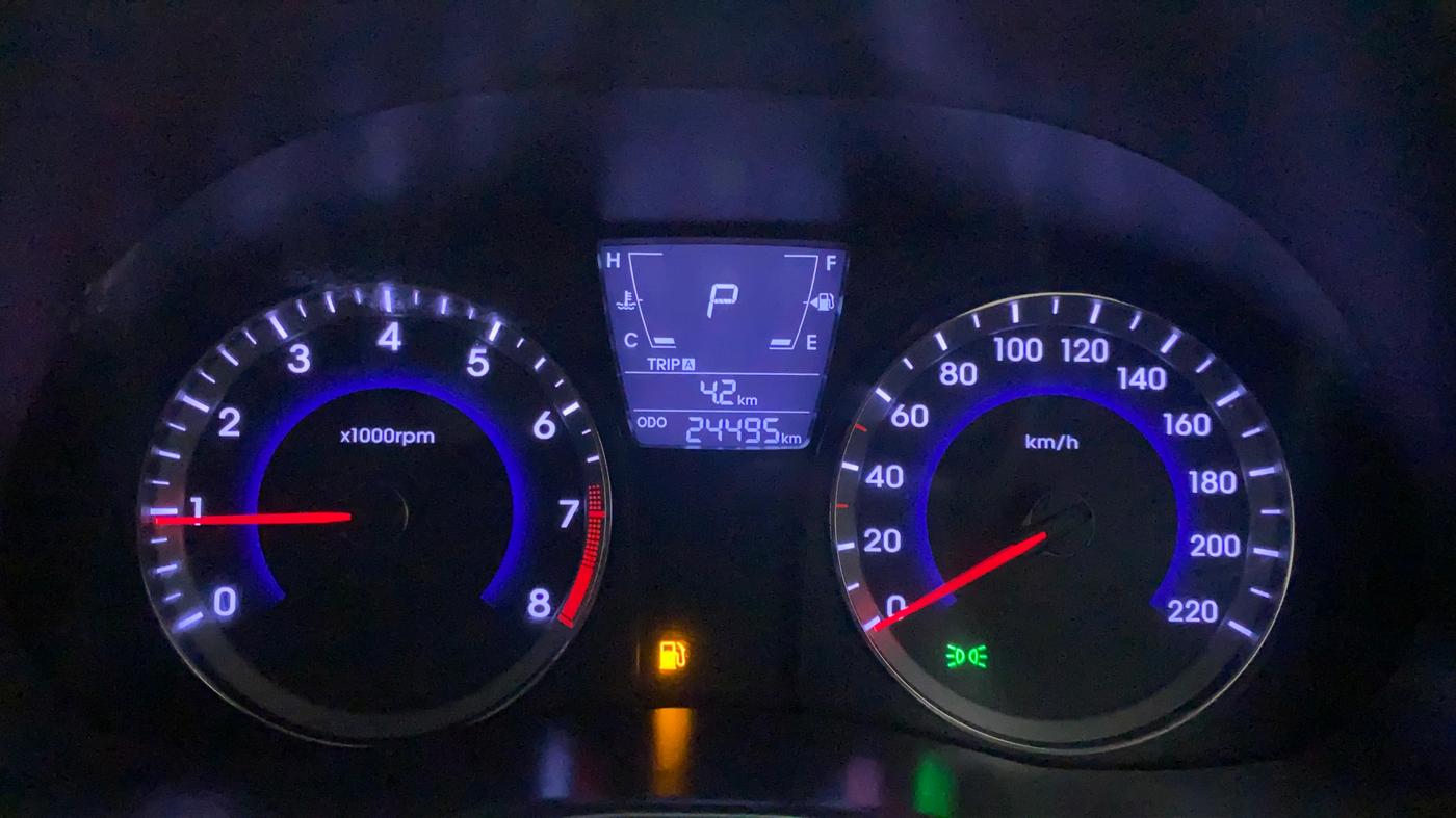 2016 Hyundai Verna 1.6 VTVT SX AT, Petrol, Automatic, 25,283 km, Odometer Image