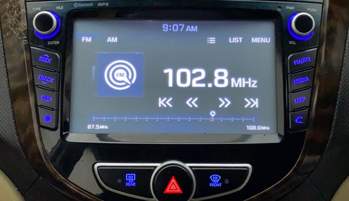 2016 Hyundai Verna 1.6 VTVT SX AT, Petrol, Automatic, 25,283 km, Infotainment System