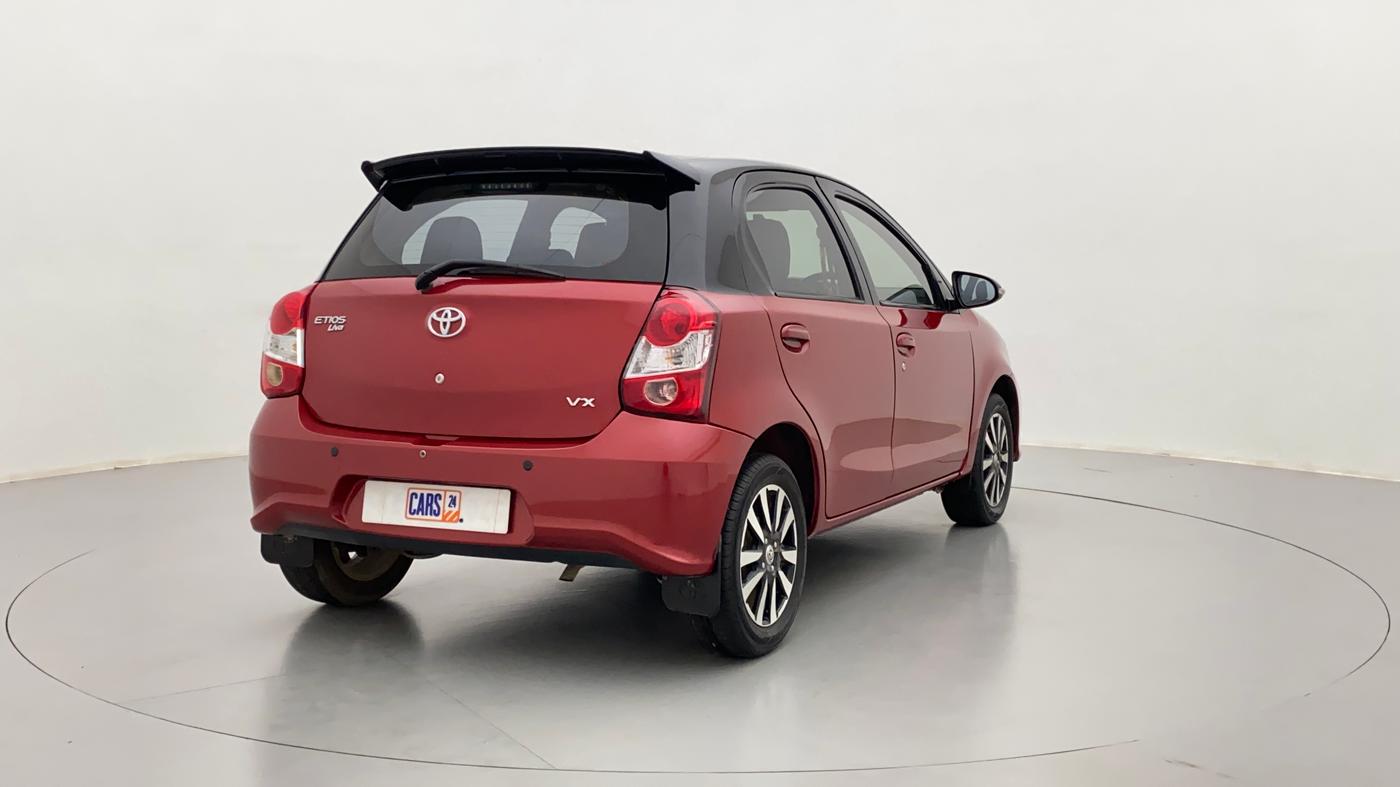 2017 Toyota Etios Liva VX DUAL TONE, Petrol, Manual, 34,847 km, Right Back Diagonal