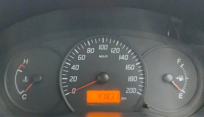 2010 Maruti Swift LXI, Petrol, Manual, 47,806 km, Odometer Image