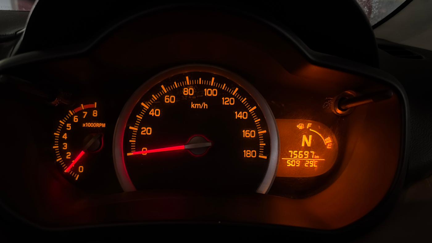 2016 Maruti Celerio ZXI AMT (O), Petrol, Automatic, 75,697 km, Odometer Image