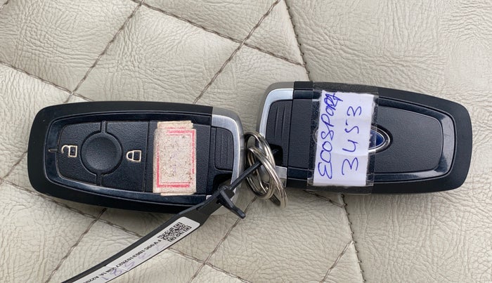 2018 Ford Ecosport TITANIUM 1.5L DIESEL, Diesel, Manual, 54,873 km, Key Close Up