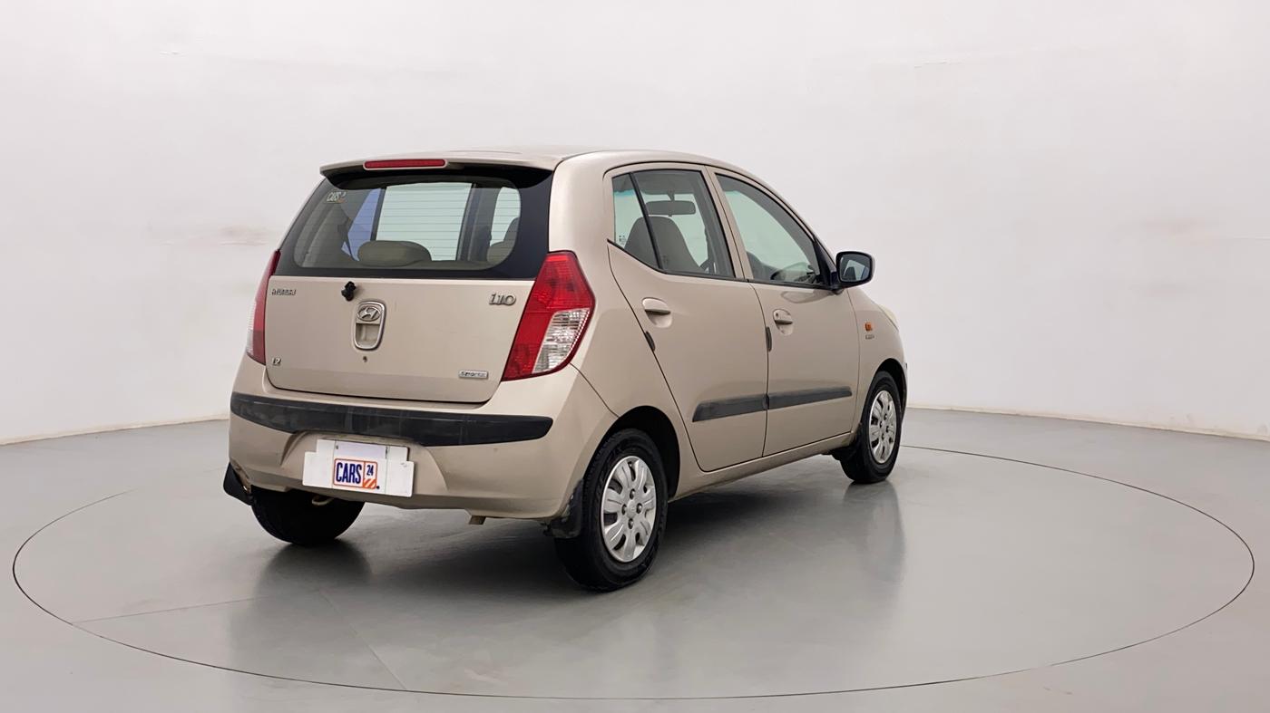 2010 Hyundai i10 SPORTZ 1.2, Petrol, Manual, 43,834 km, Right Back Diagonal
