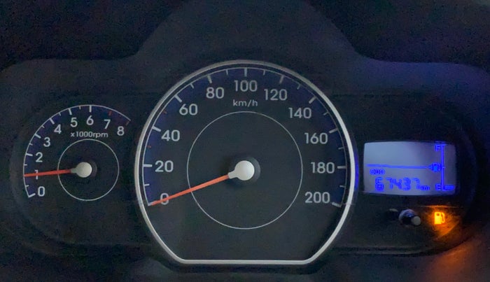 2012 Hyundai i10 MAGNA 1.2, Petrol, Manual, 67,437 km, Odometer Image