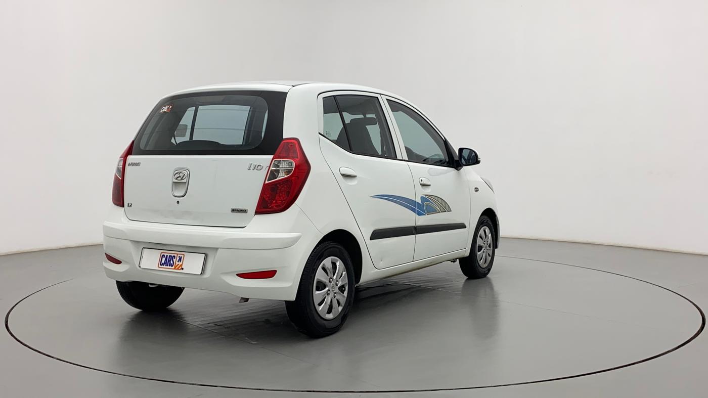 2012 Hyundai i10 MAGNA 1.2, Petrol, Manual, 67,437 km, Right Back Diagonal