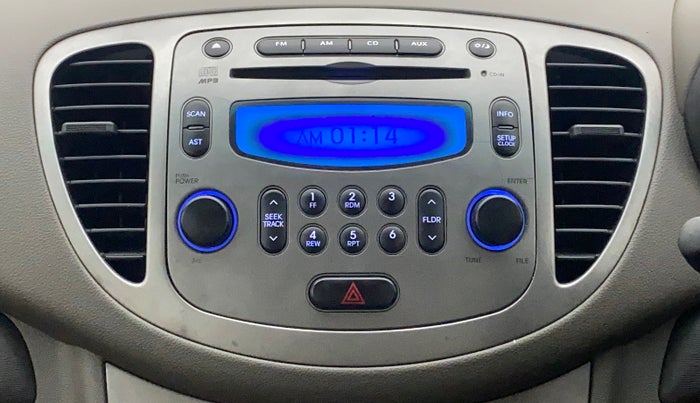 2012 Hyundai i10 SPORTZ 1.2, Petrol, Manual, 62,722 km, Infotainment system - Display has spot on screen